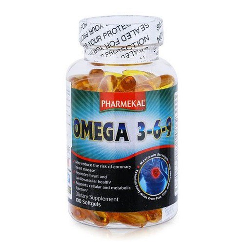 Viên Uống Dầu Cá Omega 3-6-9 PHARMEKAL Hộp 100 Viên | BigBuy360 - bigbuy360.vn