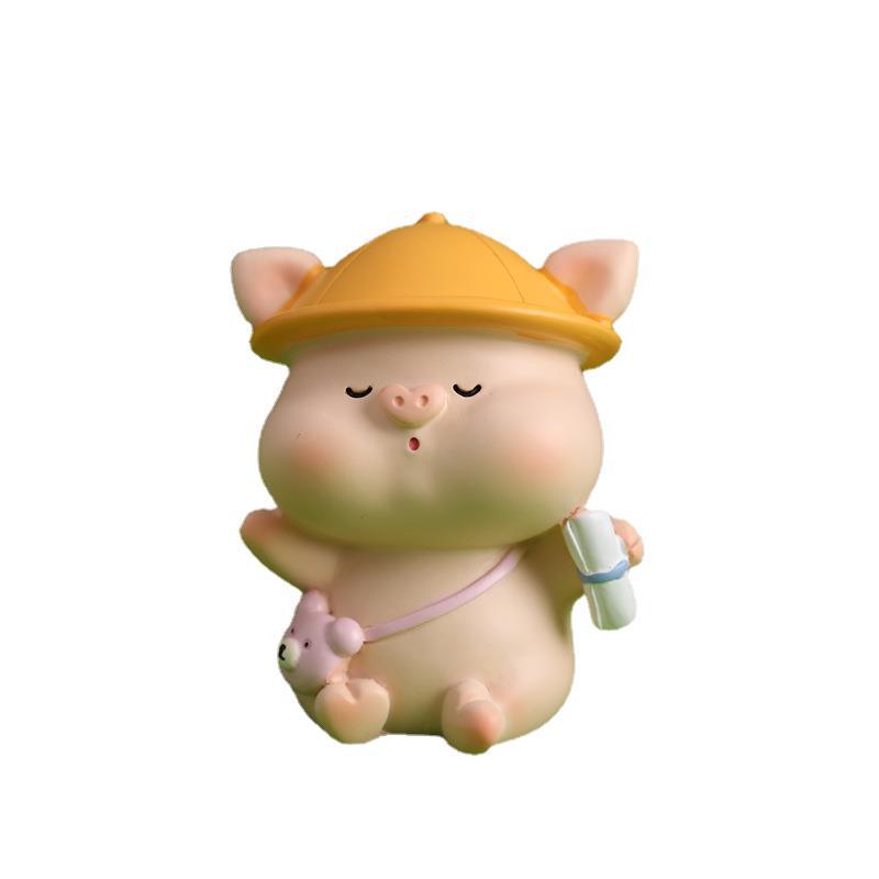Tượng Heo trang trí ô tô, bàn làm việc đáng yêu/ Heo con trang trí 💕FREESHIP 50k💕- Linh tinh 10k