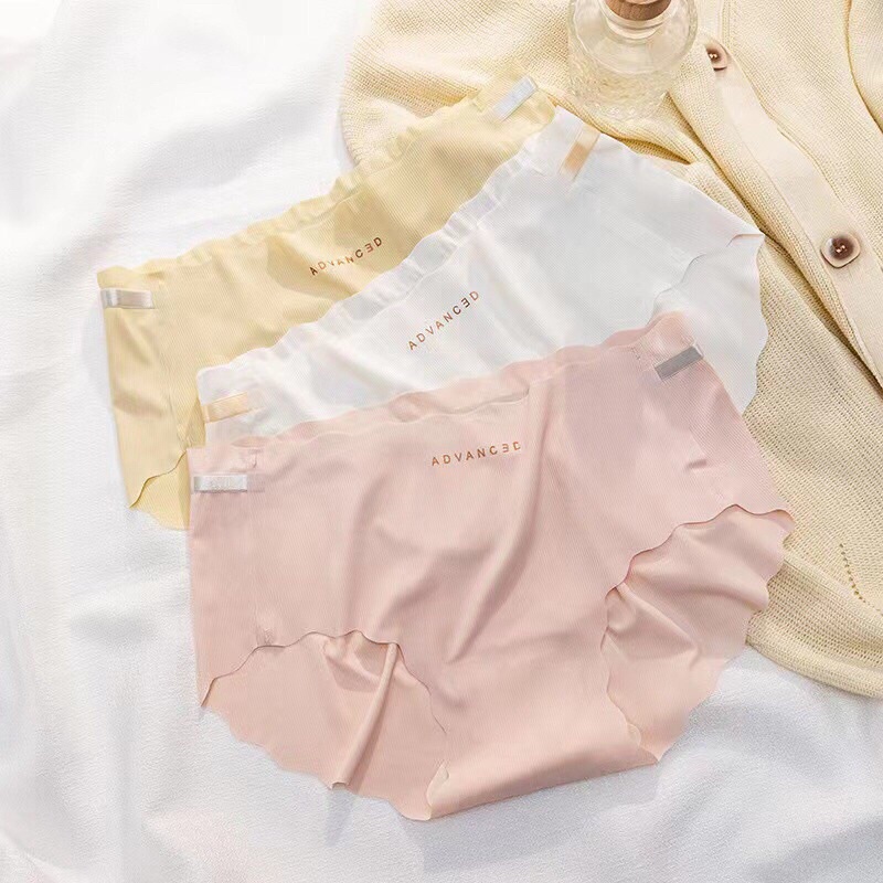 Quần lót nữ vải cotton gân tăm co dãn, không viền không đường may chống lộ cao cấp 215