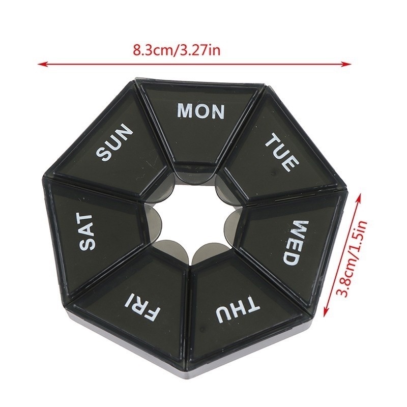 Hộp đựng thuốc 7 ngày mini tiện lợi cho du lịch