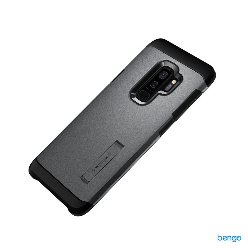 Ốp lưng Samsung Galaxy S9 Plus SPIGEN Tough Armor - Graphite Gray