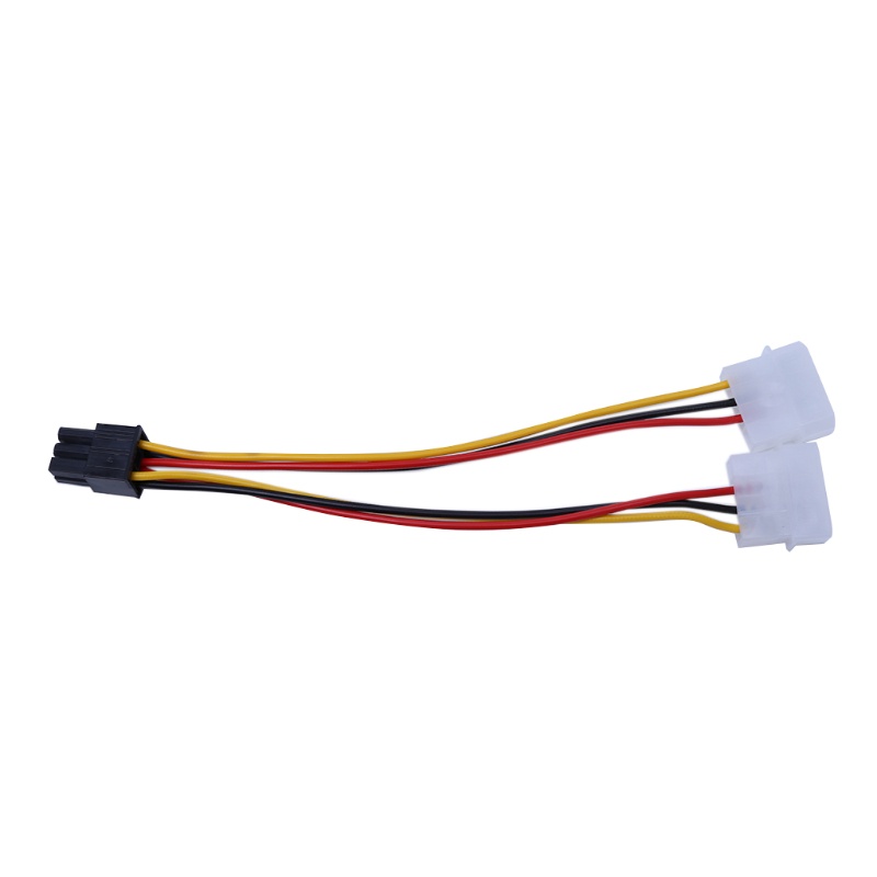 Set 10 Dây Cáp Chữ Y 4-Pin Sang One PCI-E 6-Pin Chuyên Dụng