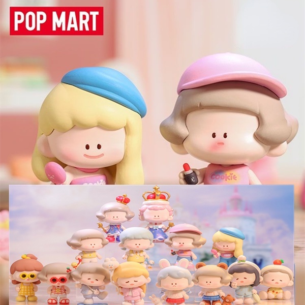 ★Hgtoys★  Búp Bê POPMART Nhỏ Xinh Trang Trí Hộp Bánh Quy Bạn Thân Thời Trang Thích Hợp Làm Quà Tặng