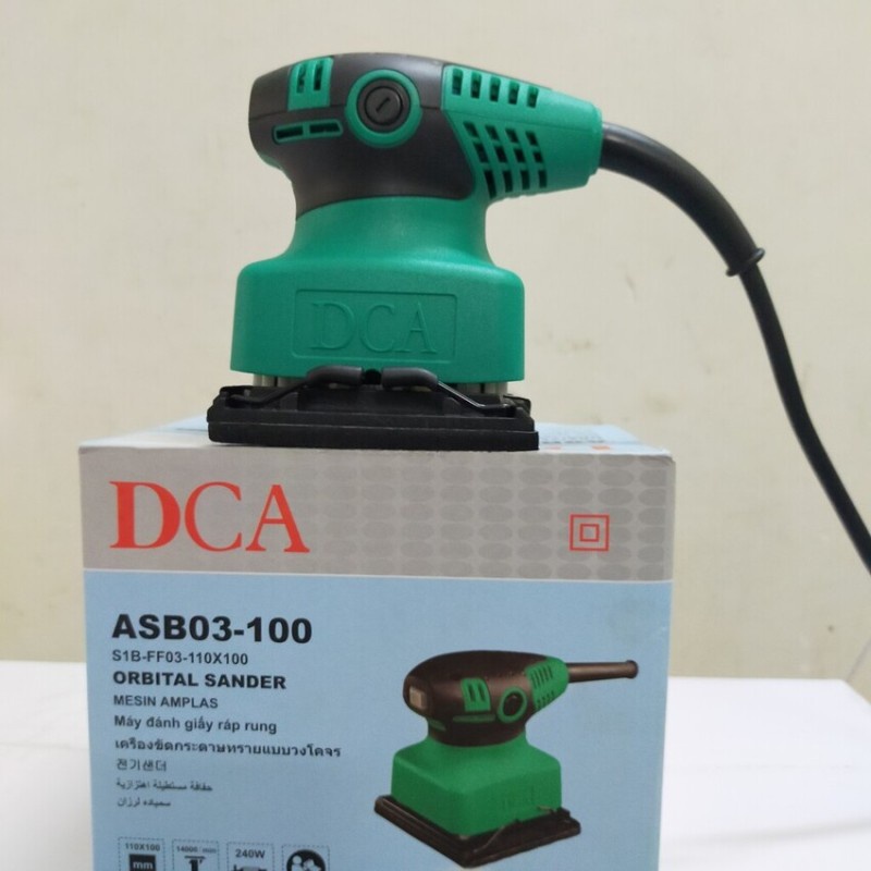 Máy chà nhám vuông DCA ASB03-100 - Thiết kế tay cầm chắc chắn, công suất 240W