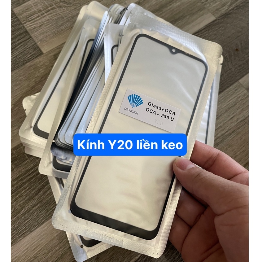 kính vivo Y20 / Y20S / Y12S / Y21 / Y21s - kính ép liền keo