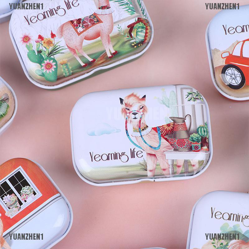 [YUANZHEN1] Hộp Thiếc mini Kín Đáo Đựng Trang Sức Kẹo