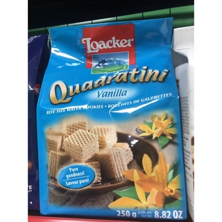 Loacker quadratini 250g vanilla bánh xốp kem vani