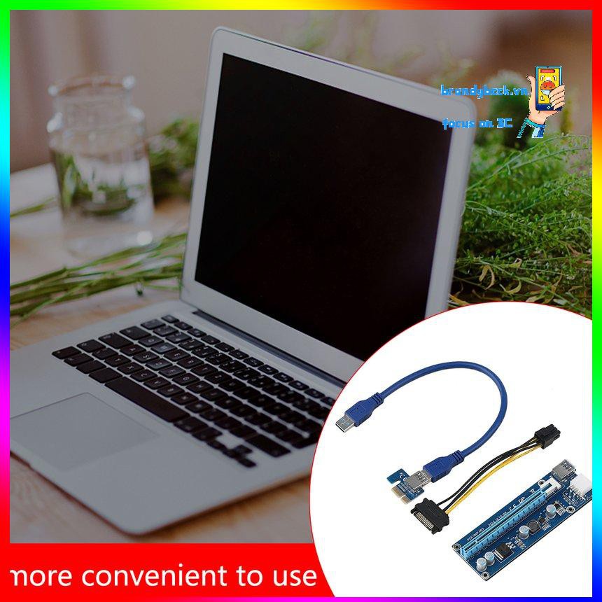 Card Đồ Họa Mở Rộng Pci-E1X Sang 16x 6pin Thẻ | BigBuy360 - bigbuy360.vn