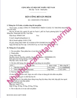 Men sống Bạch Mai ( hộp 20 ống ,hạn 2025 mẫu mới )