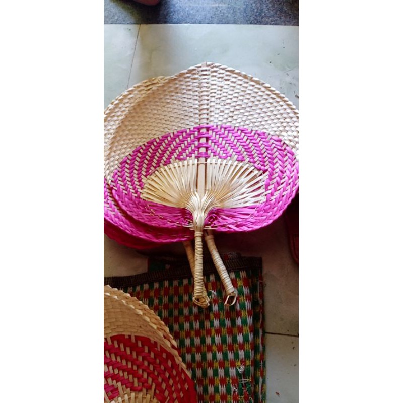 Quạt lá đề bàng nan tre