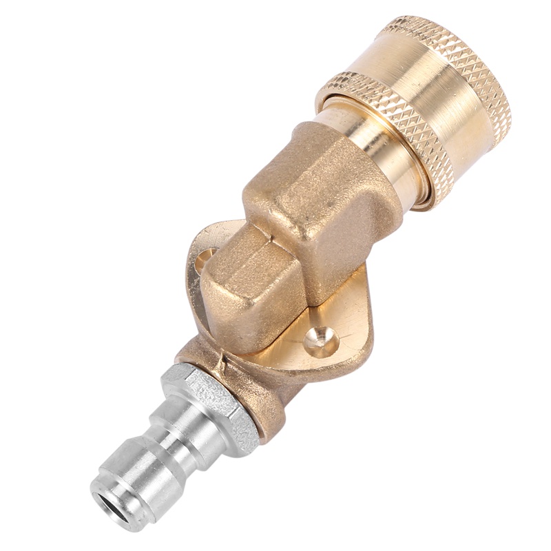 Đầu nối vòi xịt nước áp lực cứng 90 độ 4500 Psi 1/4 Inch