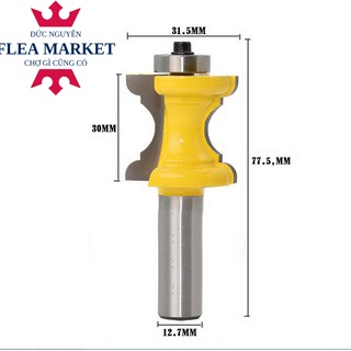 MŨI PHAY CHỈ PHÀO TRANG TRÍ 30MM- CỐT 12.7 MM