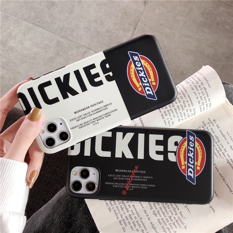 Ốp điện thoại mềm in logo Dickies cho iPhone 11 Pro MAX i7 i8 plus XR XS MAX SE 2020
