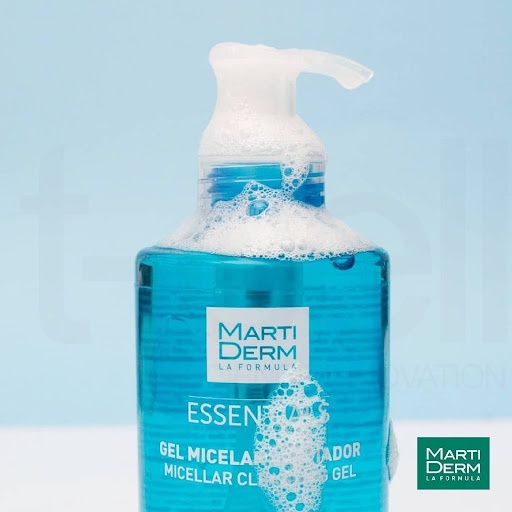 Gel rửa mặt, tẩy trang 2 trong 1 - Martiderm Essentials Micellar Cleansing Gel 200ml