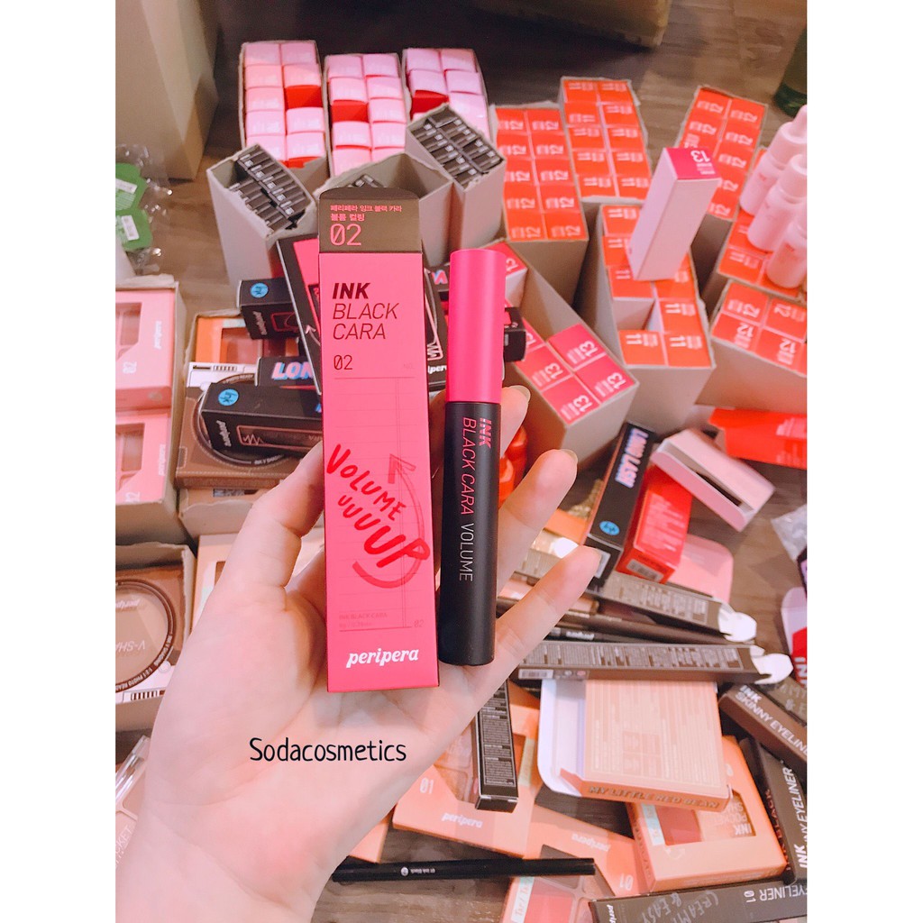 MASCARA PERIPERA INK BLACK CARA