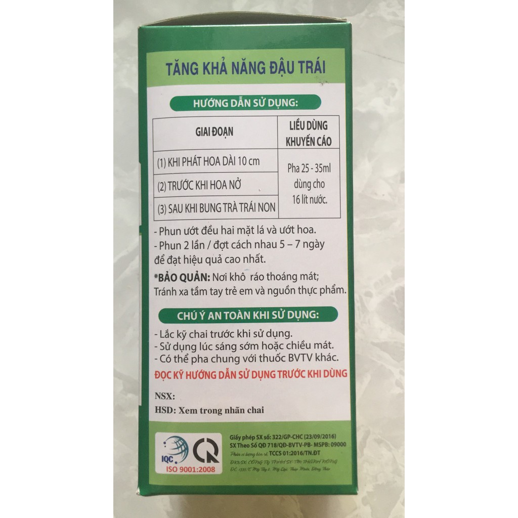 PHÂN BÓN VI LƯỢNG_LẤY NHỤY XOÀI