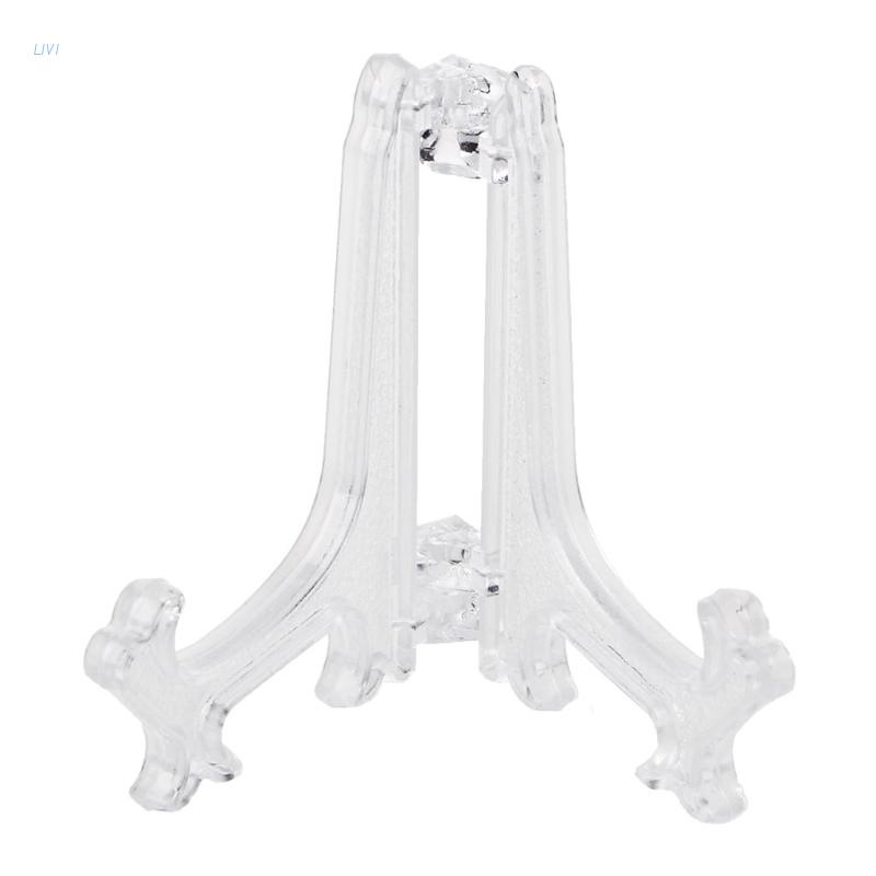 Giá Đỡ Trưng Bày Đồng Xu / Danh Thiếp Mini Bằng Nhựa Màu Trắng