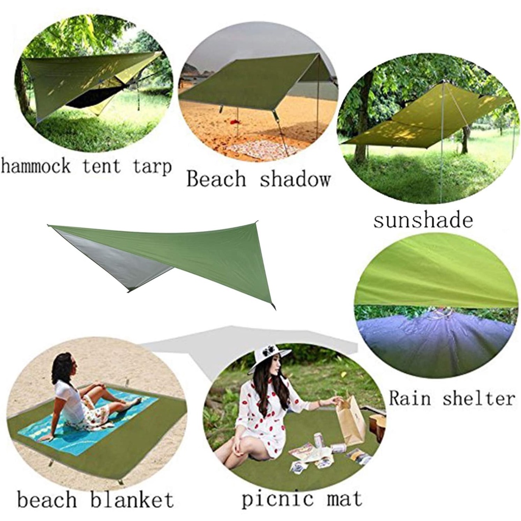 Võng Cắm Trại Chống Thấm Nước Chống Tia UV Và Cát Tiện Dụng