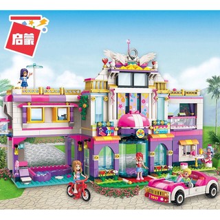 QMAN 2017 - MÔ HÌNH LẮP RÁP - LEGO QMAN CHERRY AND FRIENDS KHU BIỆT THỰ NGHỈ DƯỠNG