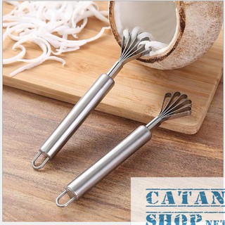 Dụng cụ đánh vảy cá siêu tiện dụng, Cây nạo dừa đa năng bằng thép không gỉ-GD475-DanhVayCa