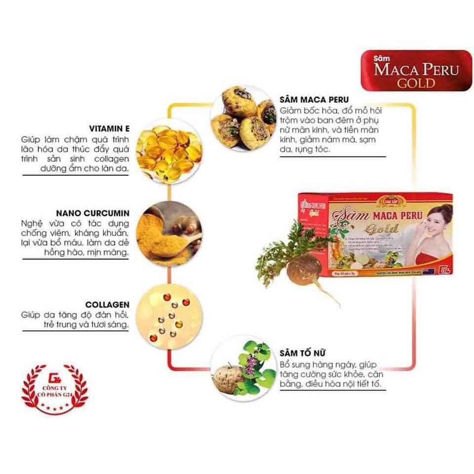 Sâm Maca Peru Gold- Mờ Nám Tàn Nhang | BigBuy360 - bigbuy360.vn