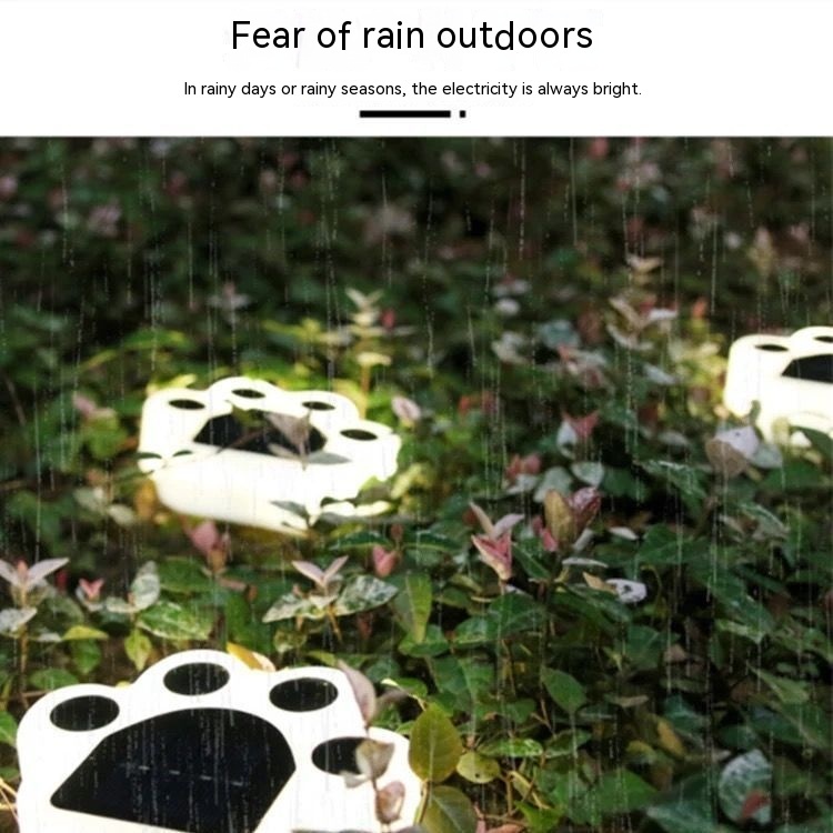 Đèn Trang Trí Sân Vườn Hình Bàn Tay Gấu Bằng Năng Lượng Mặt Trời Chống Thấm Nước