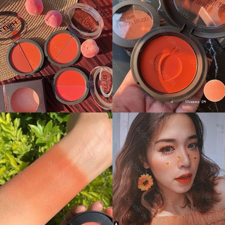 MÁ HỒNG SIVANNA BLUSH DUO IN THE PEACH HF6021 13GR CHÍNH HÃNG - 7922