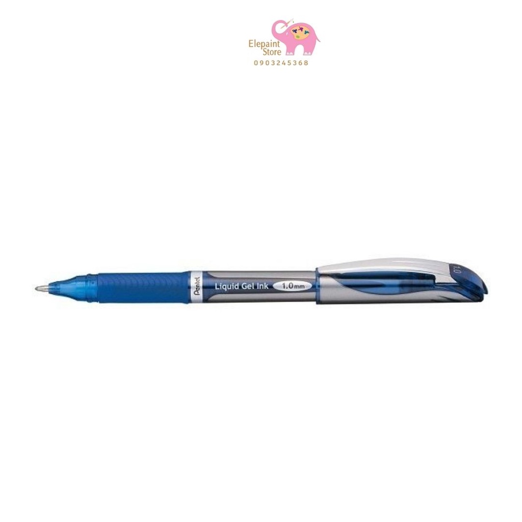 Bút gel Pentel nét 0.7mm/1.0mm - BL57/BL60 (mực xanh)
