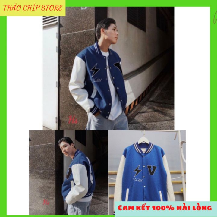 Áo khoác bomber nỉ mặt cười form rộng, Áo nỉ Cardigan jacket Unisex Nam Nữ Màu Xanh phối trắng basic phong cách Hàn Quốc | BigBuy360 - bigbuy360.vn