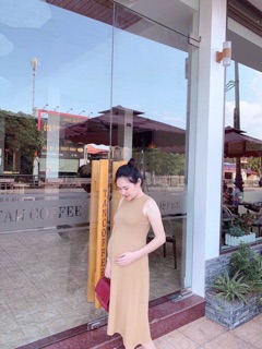 Váy sát nách len mịn dáng suông freesize