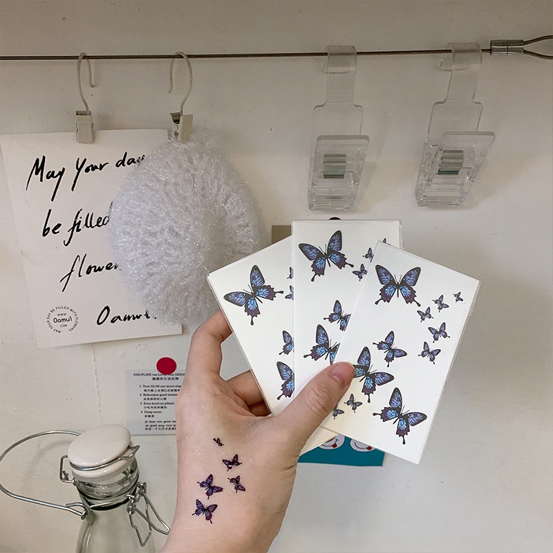 Miếng Dán Hình Xăm 3D Thời Trang Chống Nước Cho Nam &amp; Nữ