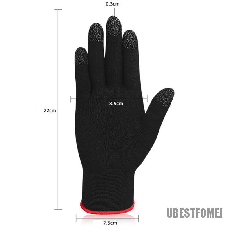 1 Cặp Vỏ Bọc Ngón Tay Chơi Game Chống Mồ Hôi Thoáng Khí