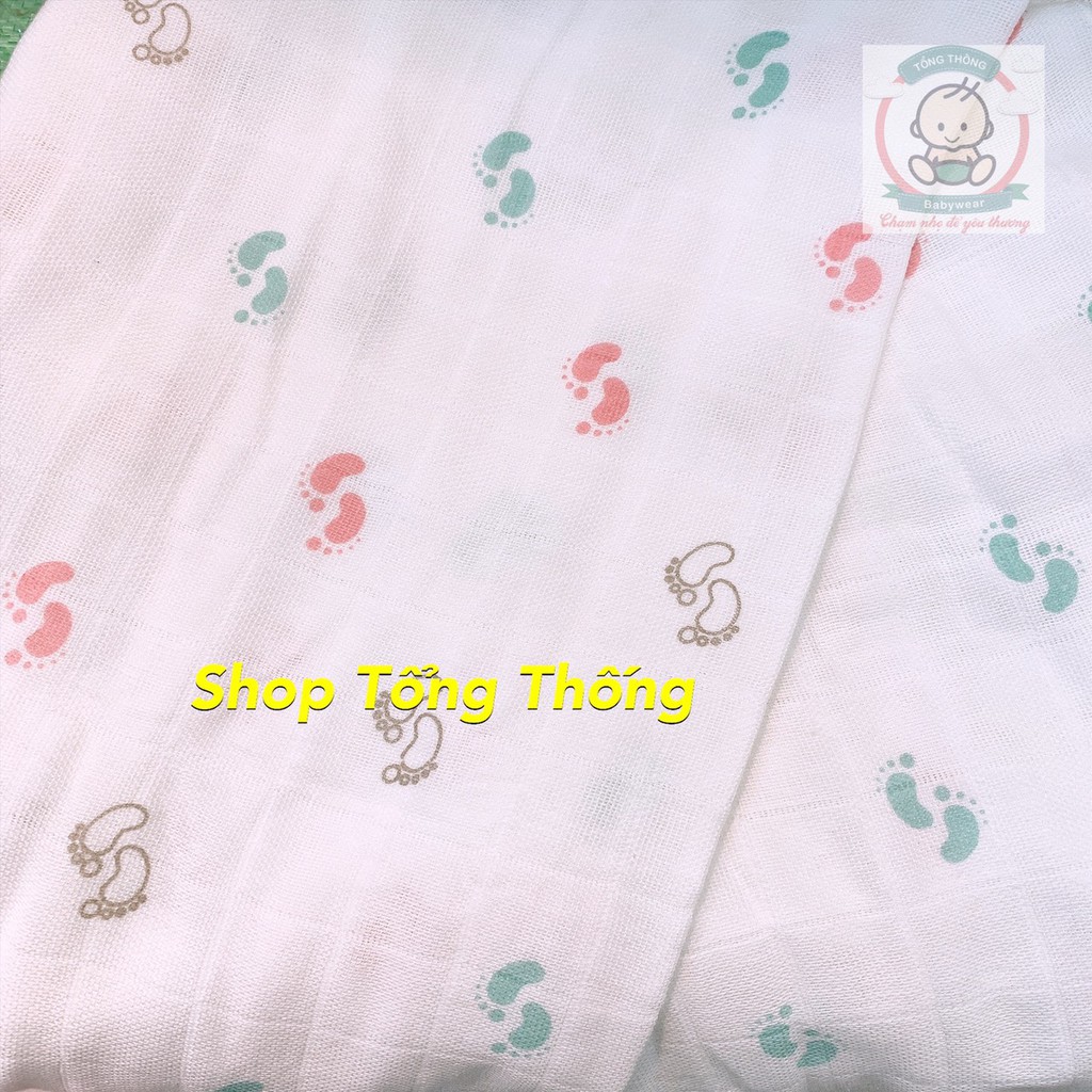 Khăn che bú che bé size 82x61cm MamaRu sợi tre cao cấp mềm mịn thấm hút tốt  tiện lợi đi ra ngoài cho bé trai bé gái