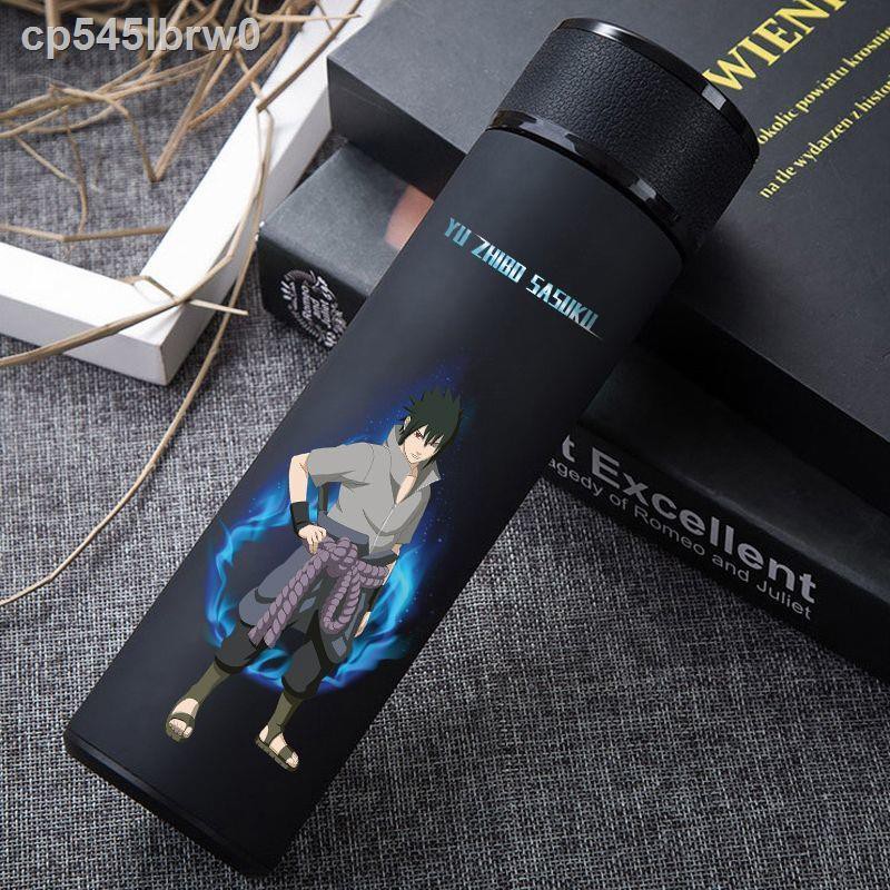 ◙Naruto Naruto Sasuke Kakashi Anime Cup 500ml Bằng thép không gỉ Cốc hút chân không Nam và Nữ sinh viên Cốc nước