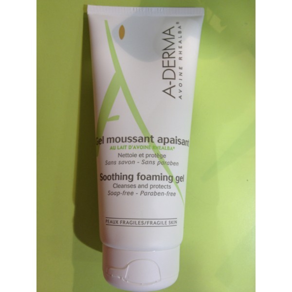 ADERMA GEL MOUSSANT APAISANT 200ml - Gel tắm rửa dịu nhẹ bảo vệ da cho mặt và cơ thể