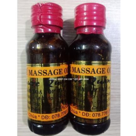 Dầu xoa bóp massage Huế 60ml thể thao gym spa 1 lọ 60ml