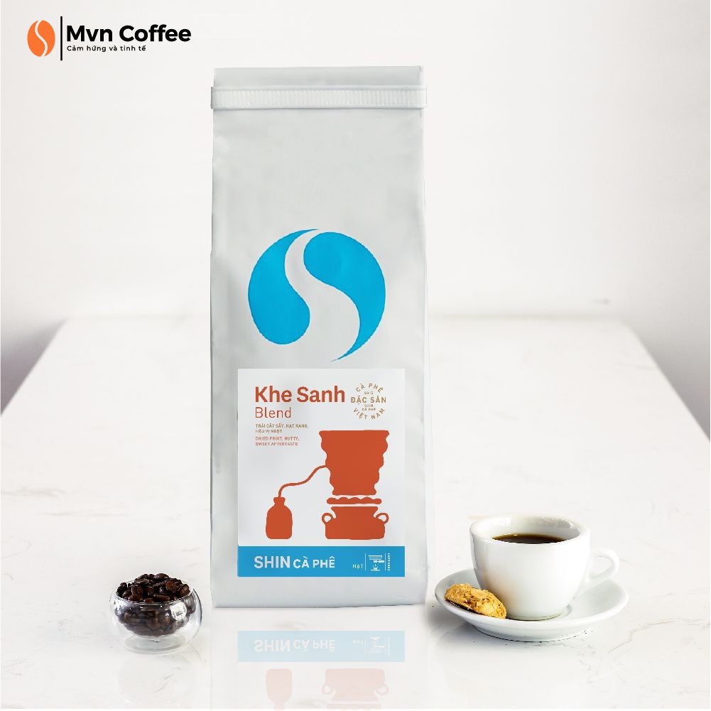 Cà Phê Đặc Sản Pha máy 250g Dạng Hạt Shin Cà Phê - Espresso Khe Sanh Blend - Mvn Coffee