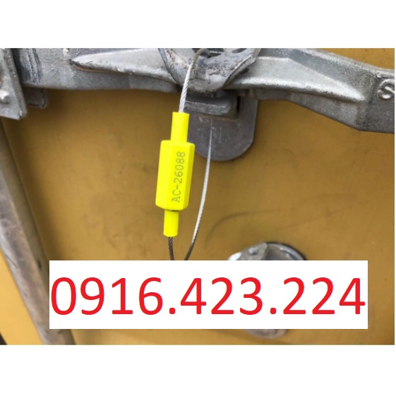 50 chiếc Seal cáp / Seal chì dây / Kẹp chì dây niêm phong container có seri