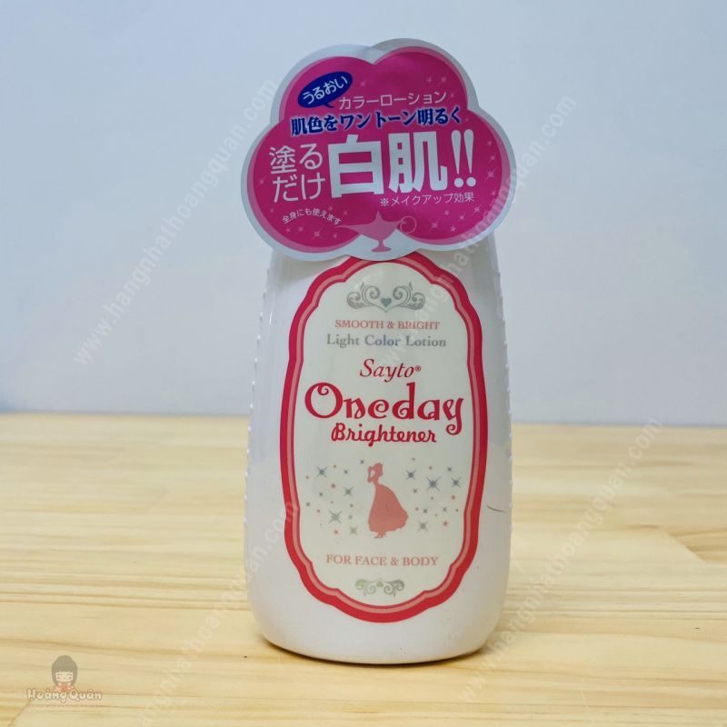 Kem nâng tone da toàn thân Oneday Brightener Lotion Nhật Bản -one day nhật bản