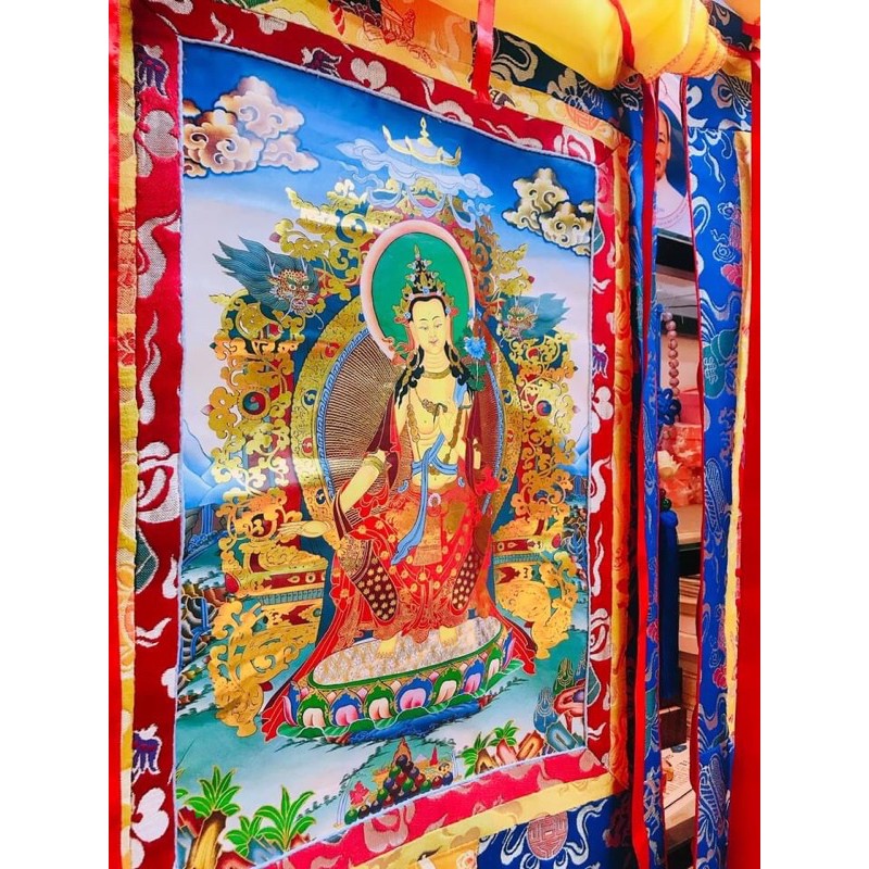 Thangka Phật di lặc