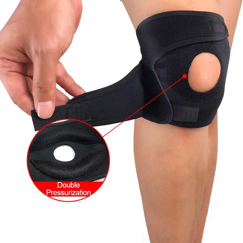 Đệm ống đầu gối bảo vệ có thể điều chỉnh tiện dụng khi chơi thể thao