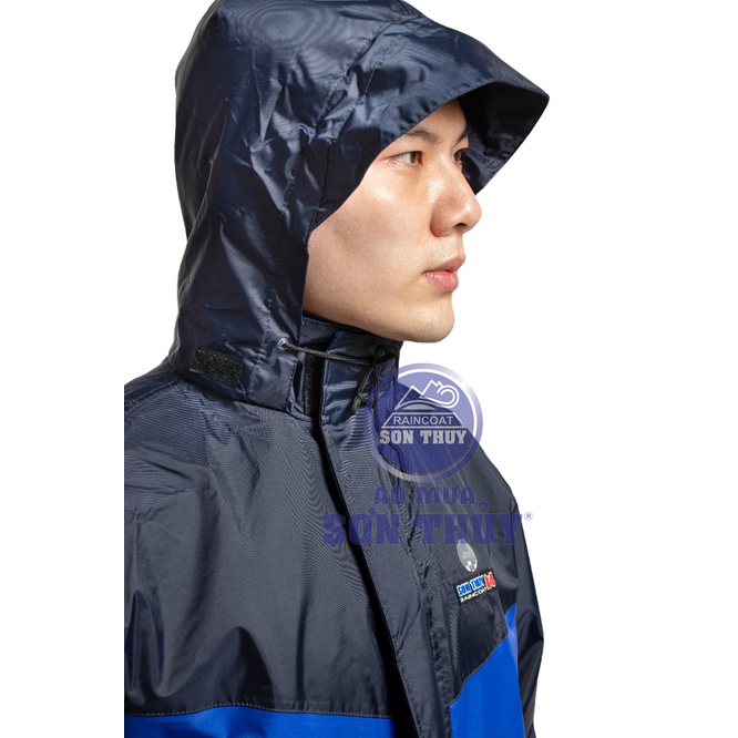 Bộ áo mưa 2 lớp Sơn Thủy- bộ quần áo đi mưa chống lạnh K4