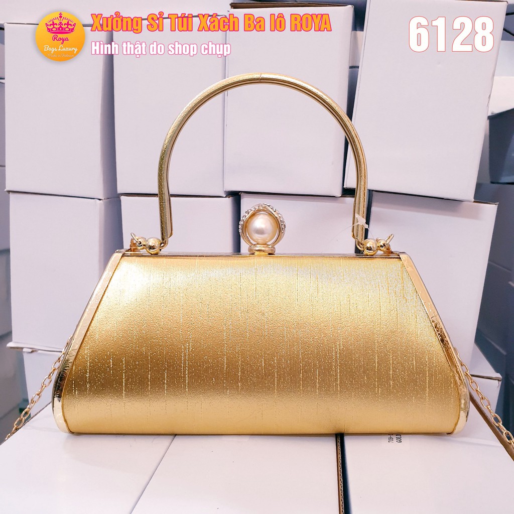 Ví Cầm Tay Nữ 🎁 FREESHIP 🎁 Dự tiệc Clutch Nữ ROYA 6128 HÌNH GIỌT NƯỚC ĐẲNG CẤP SANG TRỌNG HÌNH SHOP TỰ CHỤP