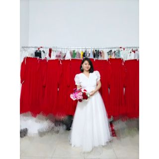Váy cưới siêu đẹp Bling Bling - có bigsize - có video quay rõ đầm