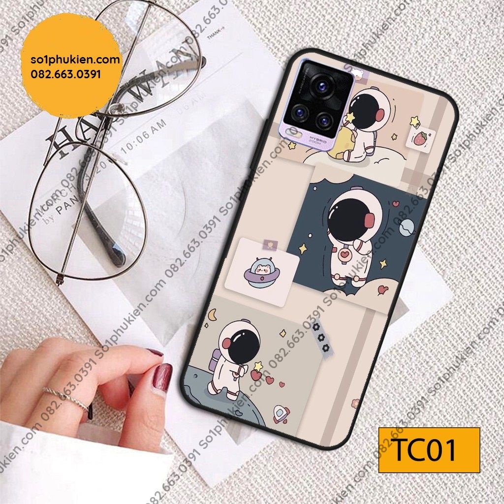 Ốp lưng Vivo V20 /Vivo Y21 /Vivo Y21S / Y33s in hình phi hành gia vũ trụ cá tính, ngộ nghĩnh