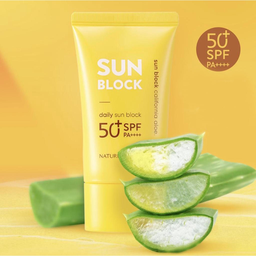 Kem Chống Nắng Nature Republic California Aloe Daily Sun Block SPF50+PA+++ 57ml
