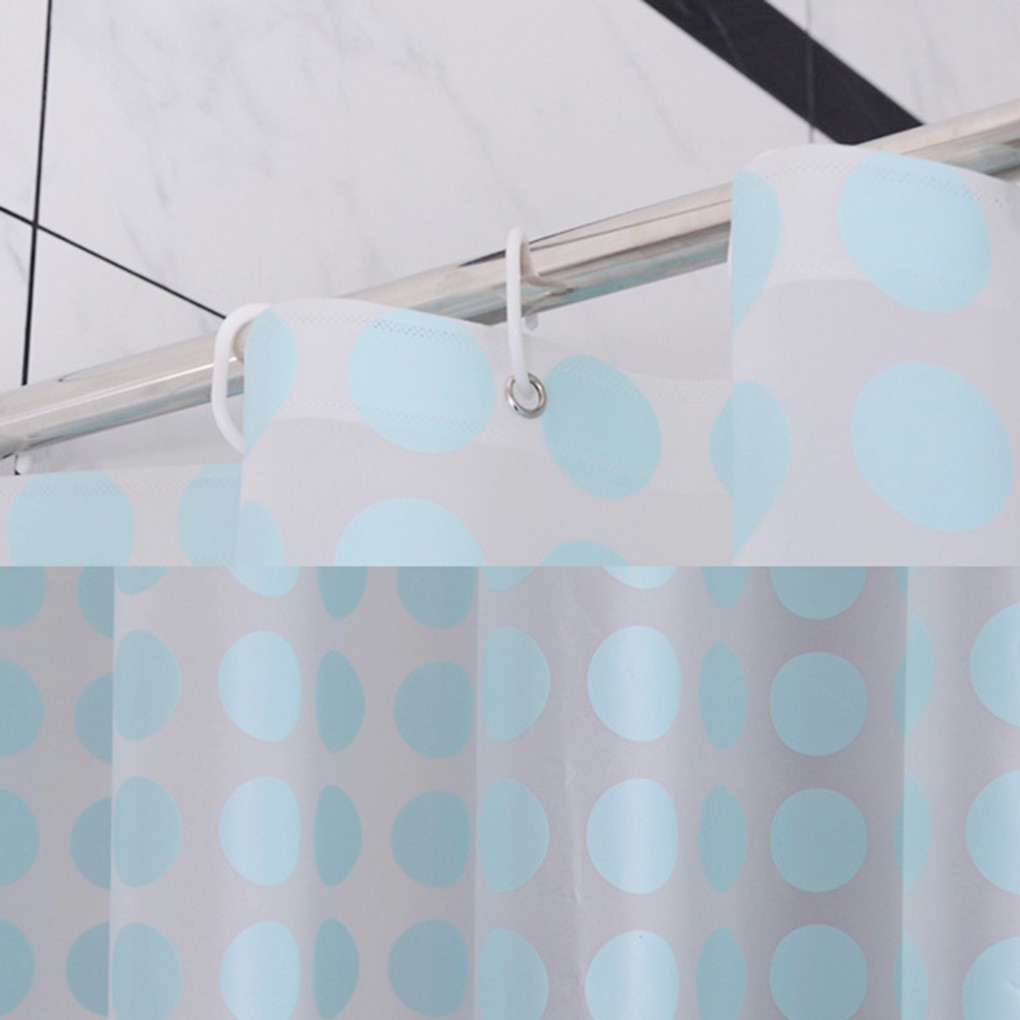 Rèm cửa nhà tắm PEVA họa tiết chấm bi