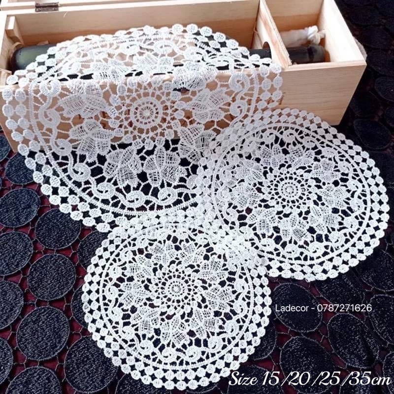Tấm ren lót lọ hoa,tấm ren cao cấp decor chụp ảnh sản phẩm phụ kiện, mỹ phẩm