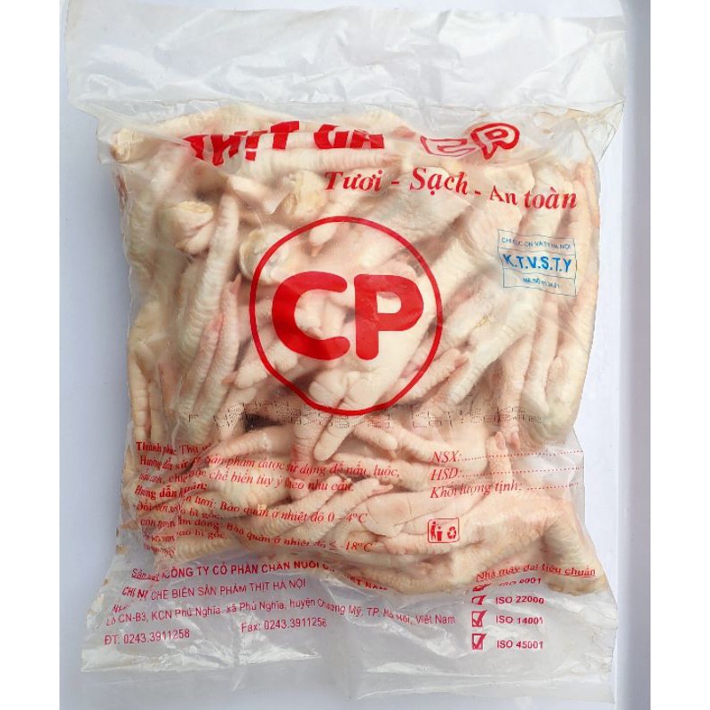 Chân gà CP bao bì 2kg