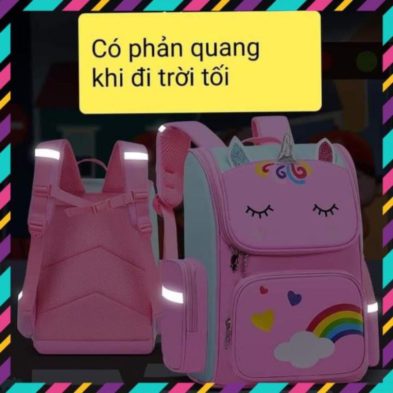 Balo chống gù siêu nhẹ cho học sinh tiểu học lớp 1-5